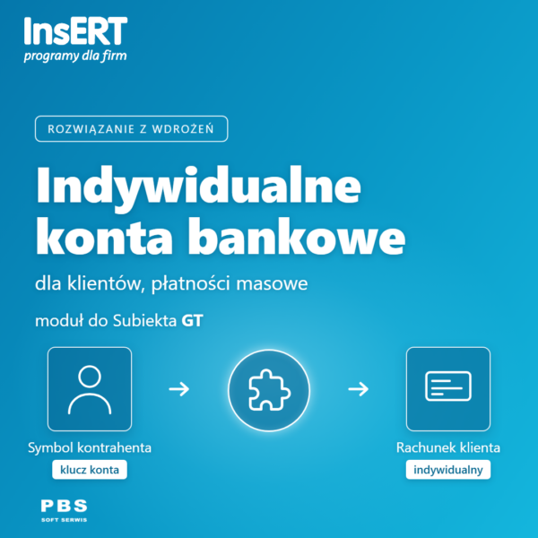Subiekt GT - generator indywidualnych kont bankowych dla klientów