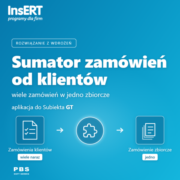Subiekt GT - Sumator zamówień od klientów