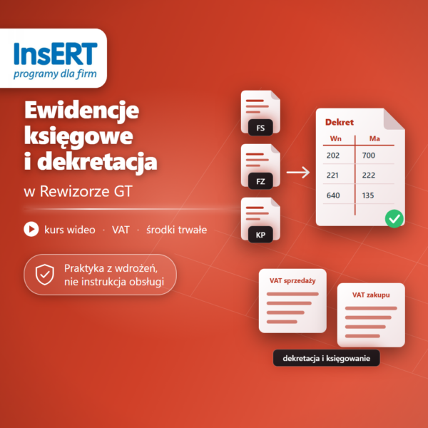Kurs Ewidencje księgowe Rewizor GT