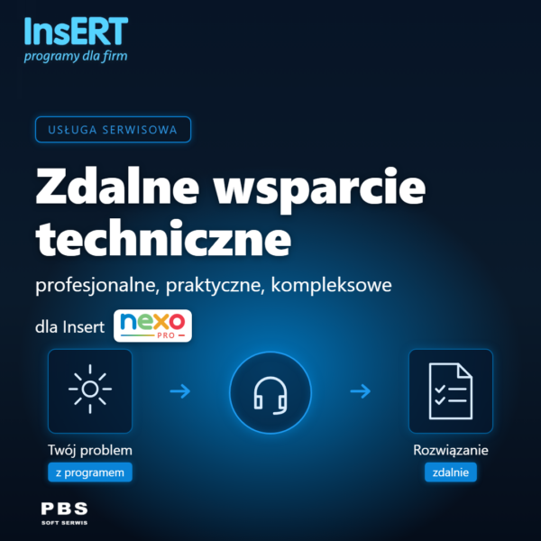 Zdalne wsparcie techniczne Insert nexo
