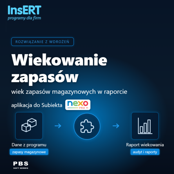 Wiekowanie zapasów i magazynu dla Subiekt nexo PRO